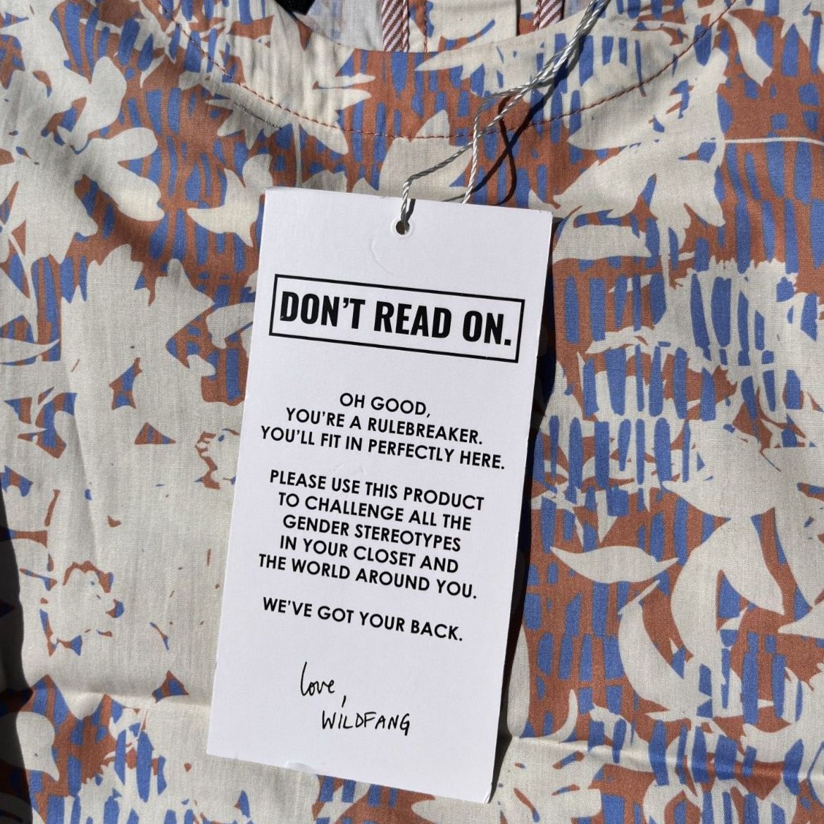 Wildfang The Essential Boxy Top Woodblock Floral - Xs — image 5 of 8